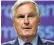  ??  ?? EU negotiator Michel Barnier has so far turned down UK proposals to avoid new medicines being tested twice
