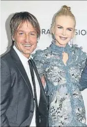  ?? MARK METCALFE / GETTY ?? Urbban y Kidman, el lunes en Sydney