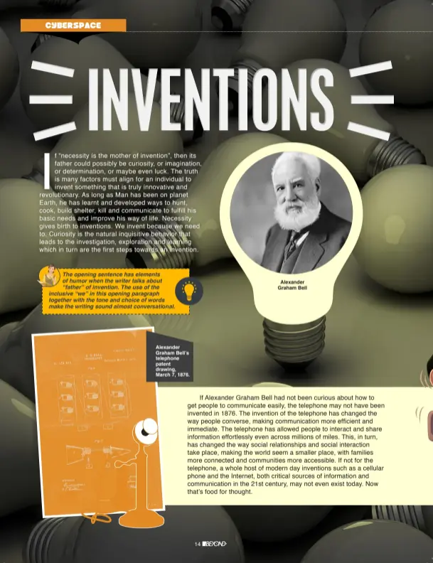  ??  ?? Alexander Graham Bell’s telephone patent drawing, March 7, 1876.
Alexander Graham Bell