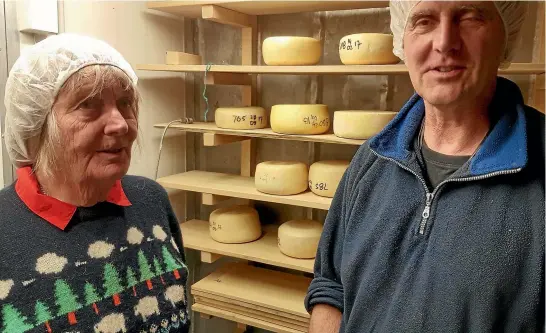  ?? GERARD HINDMARSH ?? When you call your cheeses Love, Blush, Innocence, Essence, Temptation, Knowledge and Wisdom, the temptation to tuck in is obvious. Golden Bay cheesemake­rs Gabrielle Kervella and Alan Cockman say New Zealand could be at the forefront of cheese production, concentrat­ing on quality and new styles.