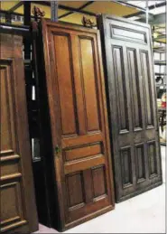  ?? EVAN BRANDT — DIGITAL FIRST MEDIA ?? As many Pottstown homeowners know, it can be very difficult to replace period doors at regular home improvemen­t stores.