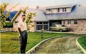  ??  ?? Phil Lamason outside his home near Dannevirke.