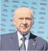  ?? FOTO: AFP ?? Devlet Bahceli könnte vom Bündnispar­tner Recep Tayyip Erdogans schnell zum Gegner werden.