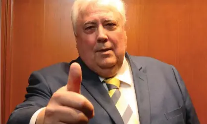 ??  ?? Clive Palmer has instructed lawyers to commence a high court challenge against the Queensland government’s border closure. Photograph: Kelly Barnes/AAP