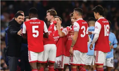  ?? ?? Arsenal have the chance to show they have the razor-sharp edge of champions. Photograph: Marc Atkins/Getty Images