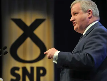  ??  ?? SNP Westminste­r leader Ian Blackford says it is vital the party performs well in both constituen­cy and list votes at the next election