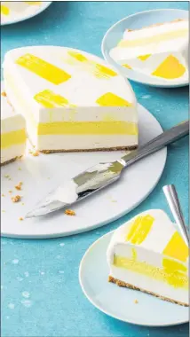  ?? COURTESY OF AMERICA’S TEST KITCHEN ?? Lemon curd, frozen lemonade and Cool Whip topping come together in this refreshing, nearly no-bake summer icebox cake.
