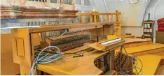  ?? ?? Die Orgel von St. Justina gilt als typisches Instrument der Orgelbaufi­rma Klais aus den frühen 1990er-Jahren.