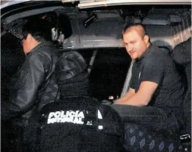  ?? ?? Detenido en 2010 por la Seguridad Pública.