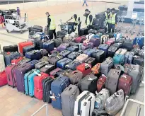  ?? ?? Case study: piles of lost luggage could become a thing of the past with a little bit of lateral thinking