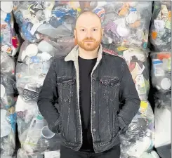  ??  ?? Daniel Webb has been on a journey to reduce plastic waste