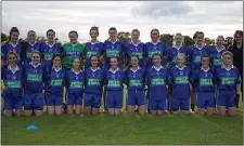  ??  ?? The AGB Senior ladies football team.