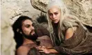  ??  ?? ‘Unless you read the books, it was impossible to keep up’ ... Emilia Clarke as Daenerys and Jason Momoa as Khal Drogo in season one of Game of Thrones. Photograph: HBO