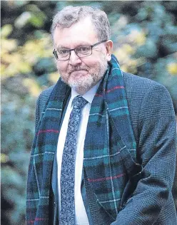  ?? Picture: Getty. ?? Mr Mundell, above, will meet Les Matheson, the Royal Bank of Scotland’s chief executive of personal and business banking, in Edinburgh today.