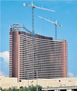  ?? CHRIS CHRISTO FILE/ BOSTON HERALD ?? LOSING HAND: Wynn Resorts renamed its Everett casino as the Encore Boston Harbor after claims surfaced against founder Steve Wynn.