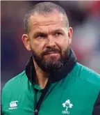  ?? ?? BUILDING: Ireland coach Andy Farrell