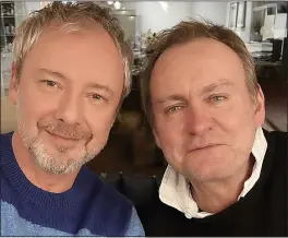  ?? ?? HEROES: John Simm and Phil Glenister, stars of Life on Mars