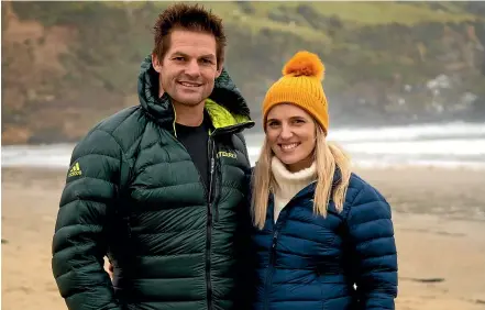  ??  ?? Richie and Gemma McCaw are on a mission to have new experience­s in New Zealand.