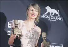  ?? REUTERS ?? Taylor Swift fue una de las artistas más homenajead­as anoche.