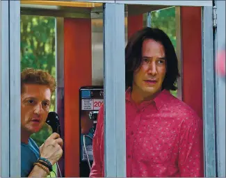  ?? ORION PICTURES ?? Alex Winter, left, and Keanu Reeves are back as the popular most excellent buddies in “Bill & Ted Face the Music.”