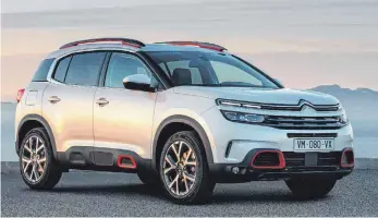  ?? FOTO: DPA ?? Das weiche Design des neuen Citroën C5 Aircross verzichtet auf aggressive Merkmale.