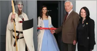  ??  ?? At the official opening of the Visitor Centre at Loftus Hall on Thursday were John Gethings, Sarah Corish, Tom O’Morchoe and Anne Power sales and marketing at Loftus Hall.