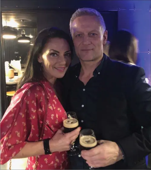  ?? PRIVATFOTO ?? Lotte Reimer og Michael Mio Nielsen ses her tilbage i 2019 – kort tid efter de havde fundet sammen.