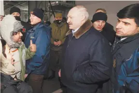  ?? ?? Александр Лукашенко пообещал беженцам, что белорусска­я сторона сделает все возможное, чтобы сберечь их жизни.
