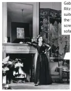  ??  ?? Gabrielle Chanel in her suite at the Ritz Paris in 1937. She decorated her suite with own furnishing­s, such as the famed Coromandel lacquered screens from China, a beige suede sofa, crystal lamps and vermeil boxes.