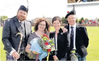  ??  ?? Reel great day The Games are always a popular event in Shotts