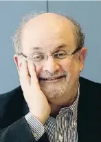  ?? EMILIA GUITIÉRREZ ?? El escritor Salman Rushdie