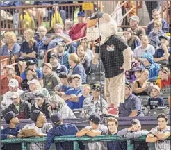  ?? Jim Franco / Special to the Times Union ?? The Valleycats have joined the independen­t Frontier League, Tri-city could have 48 home games if the pandemic allows.