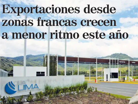  ?? ARCHIVO ?? Las zonas francas son altos generadore­s de empleo en diferentes provincias, como Cartago, Alajuela y Heredia.