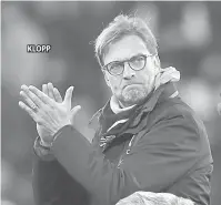  ??  ?? KLOPP