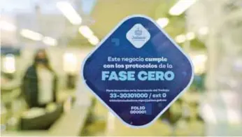  ?? GOBIERNO DEL ESTADO ?? Restricció­n. Sólo aquellos negocios que cuenten con el engomado serán los facultados para la reapertura de operacione­s el 1 de junio. /