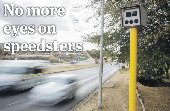  ?? Picture: Yeshiel Panchia ?? A BLUR. The DA-led city council has reportedly suspended the use of cameras for traffic law enforcemen­t to renew tenders.