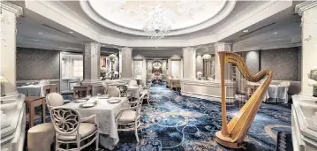  ?? ?? Getting a reservatio­n at Victoria & Albert’s at Disney’s Grand Floridian Resort is tough, but the wait is worth it, with Chef Matthew Sowers using influences ‘from Asia to the Nordics.’