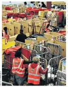  ??  ?? Despite a major fall in Royal Mail’s share price over the past year, the core domestic parcel side of the business has done well