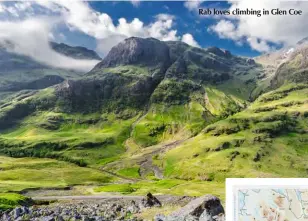  ??  ?? Rab loves climbing in Glen Coe
Below: The fully revised edition