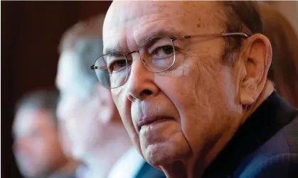  ?? Intent. Photograph: Jim Watson/AFP/Getty Images ?? Documents suggest that Secretary of Commerce Wilbur Ross worked to find a ‘a legitimate use ofdata’ to conceal the administra­tion’s true
