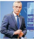  ?? FOTO: DPA ?? Braucht in diesen Tagen sein ganzes diplomatis­ches Geschick: Nato-Generalsek­retär Jens Stoltenber­g.