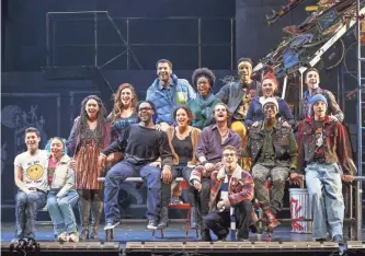  ?? CAROL ROSEGG ?? The 20th anniversar­y tour of “Rent” will visit Milwaukee for a week of performanc­es in October at the Marcus Center. The rock musical is set in New York in the early years of the HIV/AIDS epidemic.