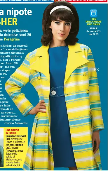 I Casi Della Giovane Miss Fisher Una Nuova Serie Poliziesca Debutta Su Raidue Pressreader