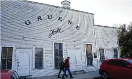  ??  ?? San Antonio Express News file photo The famous Gruene Hall dance hall in Gruene, Texas right outside of New Braunfels.