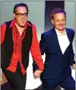  ??  ?? tHe sHoW must Go on: Vic and Bob’s comeback tour