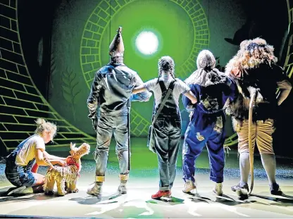  ?? Picture: Douglas McBride. ?? The Wizard of Oz has officially become the biggest festive production ever staged at Pitlochry Festival Theatre.