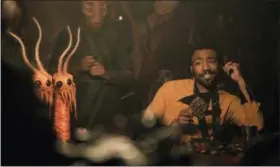  ?? JONATHAN OLLEY — LUCASFILM VIA AP ?? This image released by Lucasfilm shows Donald Glover as Lando Calrissian in a scene from “Solo: A Star Wars Story.”