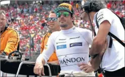  ??  ?? ADIÓS. Fernando Alonso no será piloto de F1 el próximo año.