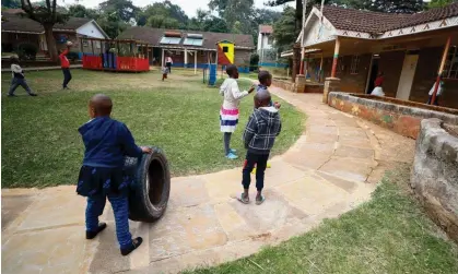  ?? Photograph: Brian Inganga/AP ?? Playtime at the Nyumbani children's home in Nairobi, Kenya. Pepfar supplies anti-retroviral drugs to the orphanage, which cares for more than 100 children with HIV.