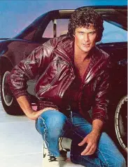  ??  ?? Hasselhoff has acted in at least two hit TV series including